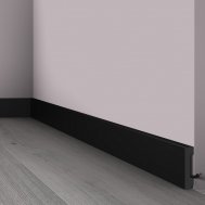 Плінтус M80black 80х15 мм